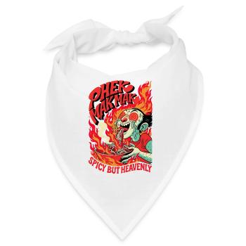 Sehr scharf - Bandana - Weiß - Vorne