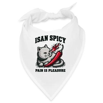 Isan Spicy Katze - Bandana - Weiß - Vorne