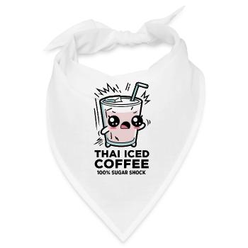 Thai Iced Coffee Kawaii Cup - Bandana - Weiß - Vorne