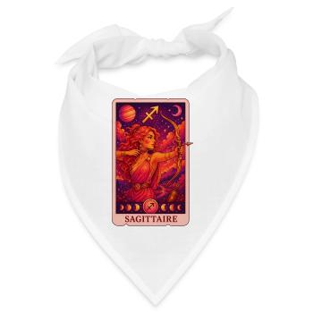 Schütze Tarot - Bandana - Weiß - Vorne
