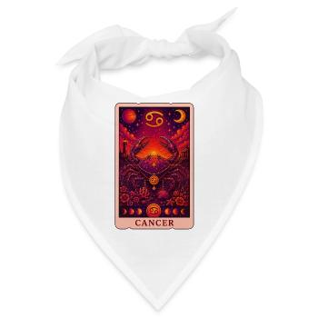 Tarotkrebs - Bandana - Weiß - Vorne