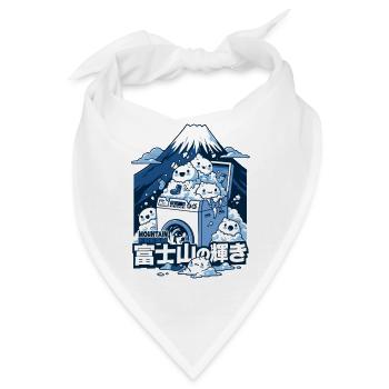 Fuji Fresh Kawaii Waschmaschine - Bandana - Weiß - Vorne