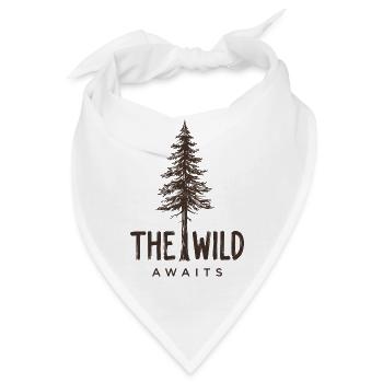 Wandern – Die Wildnis wartet auf sie - Bandana - Weiß - Vorne