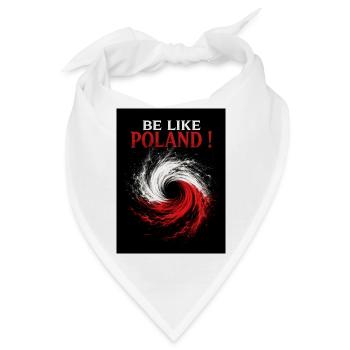 Be Lke Poland  - Bandana - Weiß - Vorne