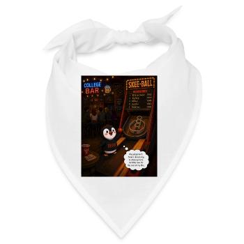 Beak vs. Fudge U – College Bar Champion Penguin - Bandana - Weiß - Vorne