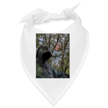 Anonimusz, Anonymus Gedanken - Bandana - Weiß - Vorne