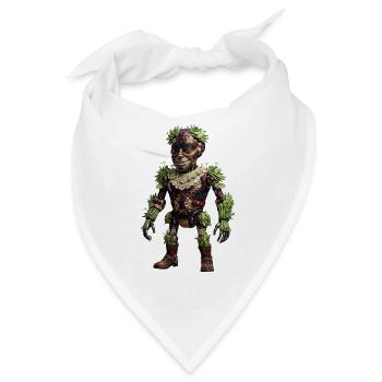Botanische Golem-Flora-Rüstung - Bandana - Weiß - Vorne