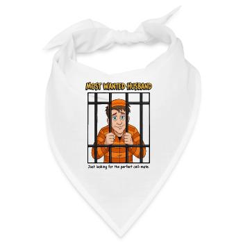 Der meistgesuchte Ehemann - Bandana - Weiß - Vorne