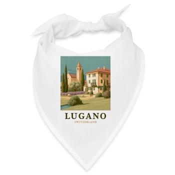 Lugano Villa Panorama - Bandana - Weiß - Vorne