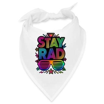 80's Costume 80er Jahre - Bandana - Weiß - Vorne