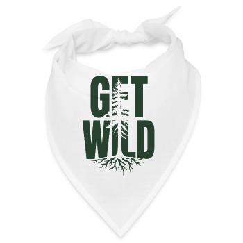 Outdoor-Abenteuer – Werde wild - Bandana - Weiß - Vorne