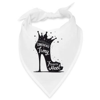 Confidence is my favorite Heel - High Heel - Bandana - Weiß - Vorne