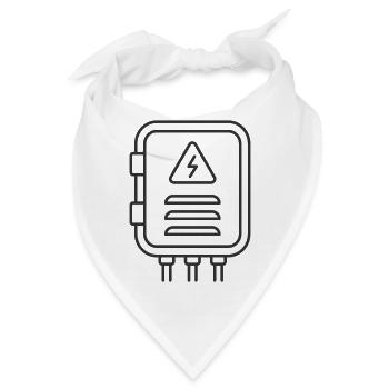 Elektrischer Verteilerverteiler - Bandana - Weiß - Vorne
