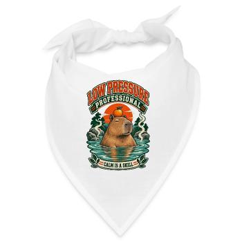Capybara – Niederdruck-Profi - Bandana - Weiß - Vorne