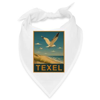 Texel Möwe - Bandana - Weiß - Vorne