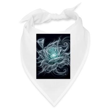 Mystische Windrose - Bandana - Weiß - Vorne
