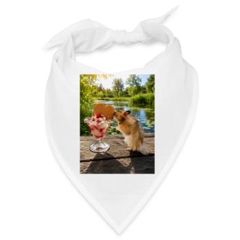 Chico 11: Eis am heissen Sommertag - Bandana - Weiß - Vorne