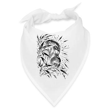 Orang Utan - Bandana - Weiß - Vorne