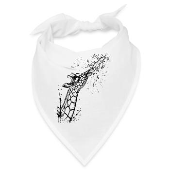 Giraffe - Bandana - Weiß - Vorne