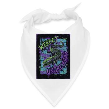 Metaphysik des Aals - Werdet ungreifbar - Bandana - Weiß - Vorne