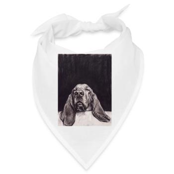 Sleeping Dog - Bandana - Weiß - Vorne