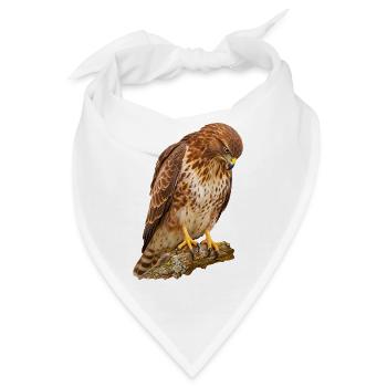 Bussard - Bandana - Weiß - Vorne