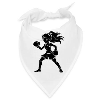Boxmädchen - Bandana - Weiß - Vorne