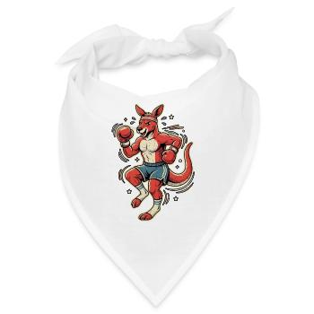 Känguru Boxer - Bandana - Weiß - Vorne