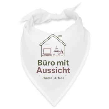 Büro mit Aussicht Home Office - Bandana - Weiß - Vorne