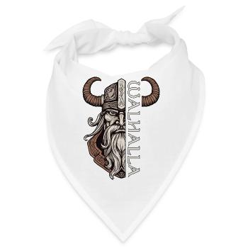 Odin Walhalla nordische Mythologie Wikinger - Bandana - Weiß - Vorne