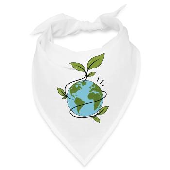 Die wachsende Welt - Bandana - Weiß - Vorne