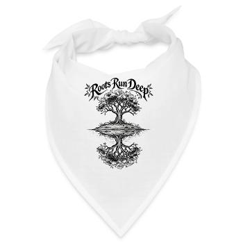Wurzeltiefer Baum - Bandana - Weiß - Vorne