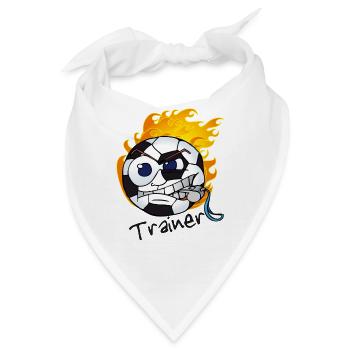 soccer_trainer - Bandana - Weiß - Vorne