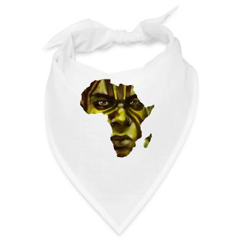 Afrika - Bandana - Weiß - Vorne