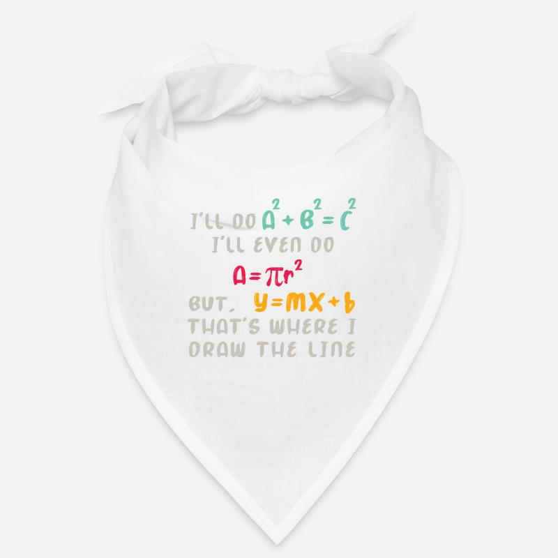 Math Funny Nerd Bandana