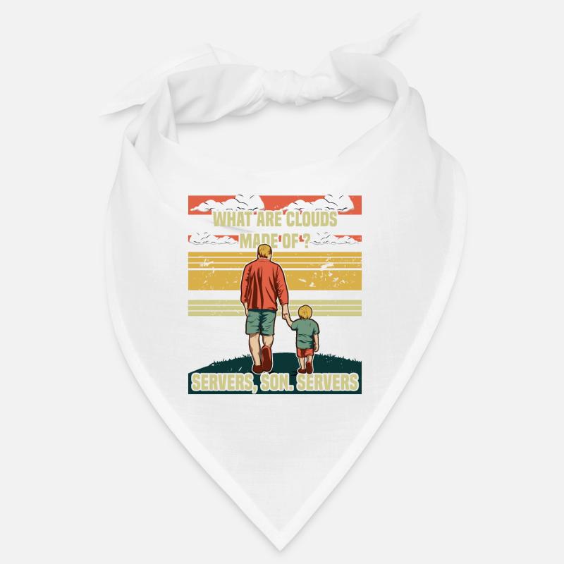 Programmierer Papa - Clouds Server Sohn Bandana