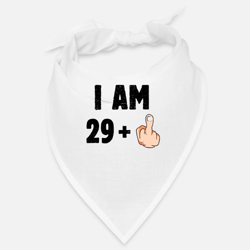 I am 29 plus one - Bandana - blanc
