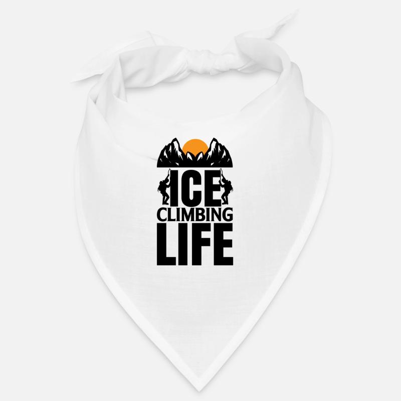 Eiskletterer Eisklettern Sportler Eis Klettern Bandana