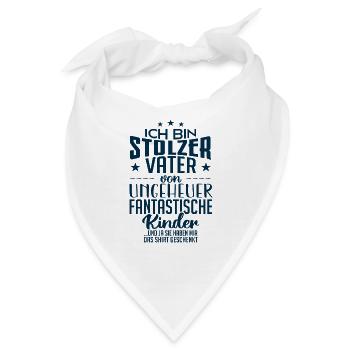 Vater von Ungeheuer fantastische Kinder - Bandana - Weiß - Vorne