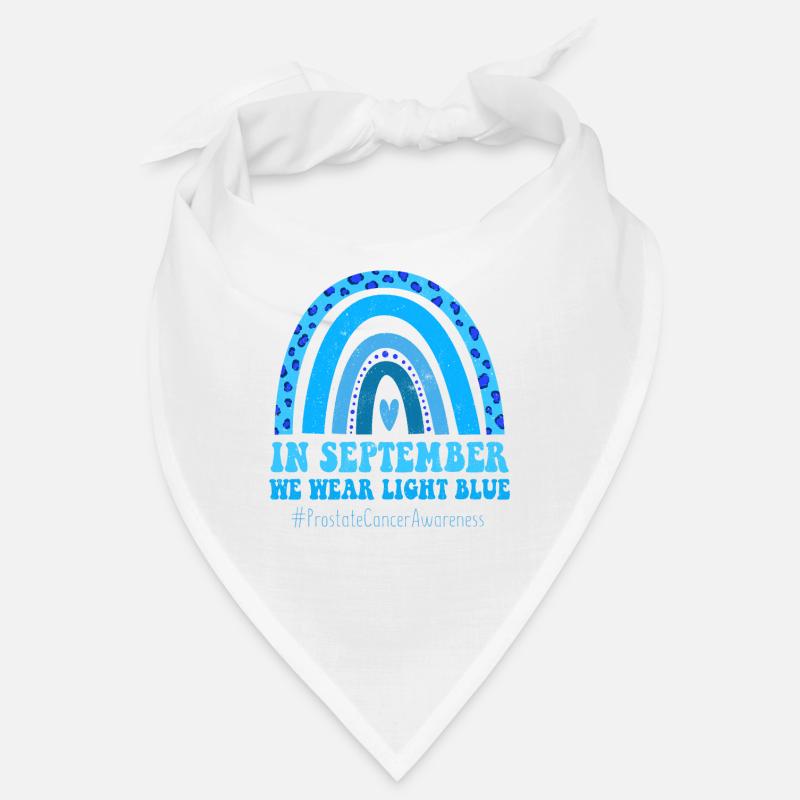 September Light Blue Prostate Cancer Awareness Bandana