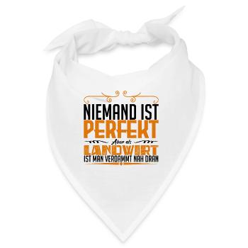 LANDWIRT - Brüste - Bandana - Weiß - Vorne