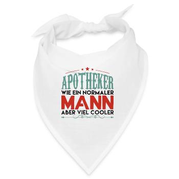 apotheker | apotheker aber viel cooler !! - Bandana - Weiß - Vorne