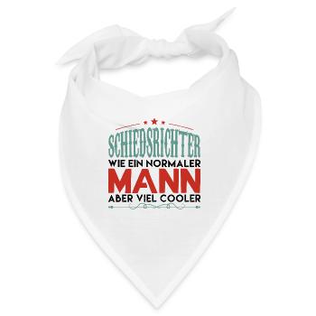 Schiedsrichter schiedsrichter WIE EIN NORMALER MAN - Bandana - Weiß - Vorne