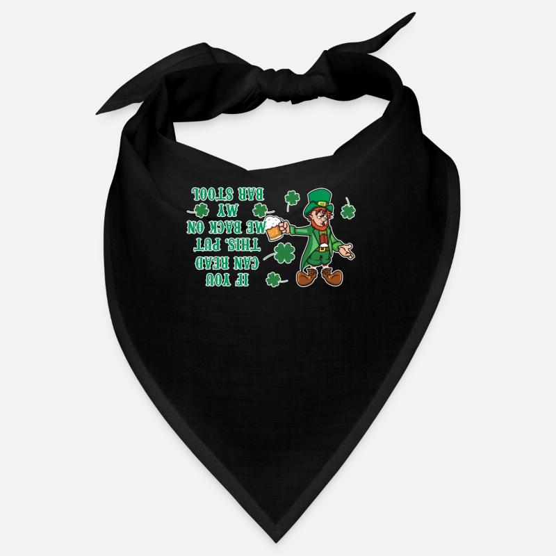 Drôle d’ivrogne Paddy Shamrock Saint Patrick Day Bandana