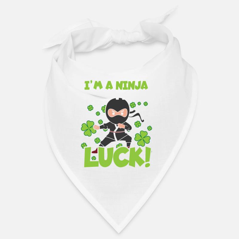 Ninja Luck Kid Japon Trèfle Saint Patrick Jour Bandana