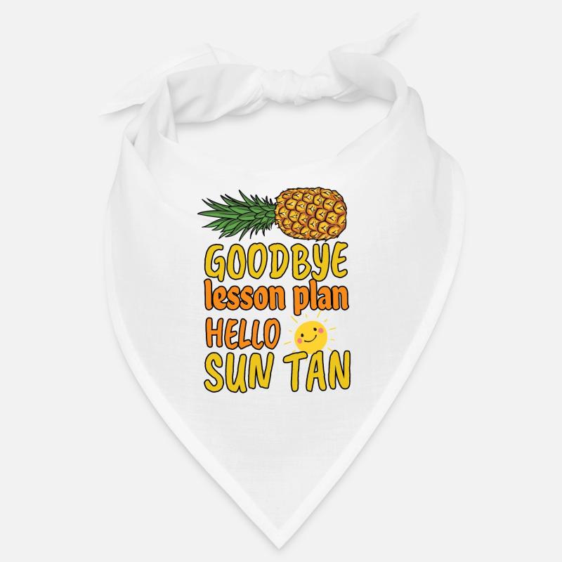 Ananas Sommertag der Schule Glückliche Letzte Sonne Bandana