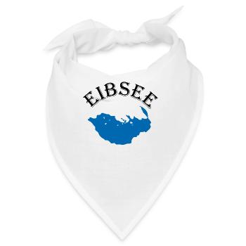 Eibsee Umriss Ästhetisches Naturwunder Geschenk - Bandana - Weiß - Vorne