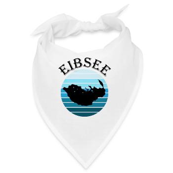 Eibsee Umriss Ästhetisches Naturwunder Geschenk - Bandana - Weiß - Vorne