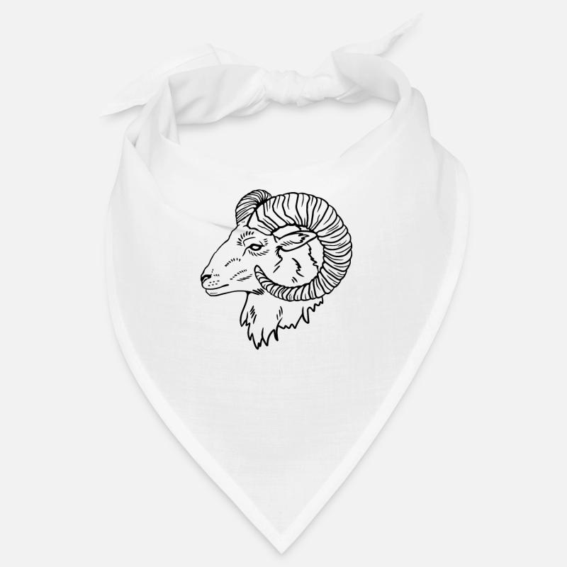Einzelner Widder Astrologie Sternzeichen Geschenk Bandana