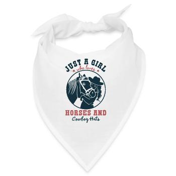 Pferdeliebe - Ein Lebensgefühl - Bandana - Weiß - Vorne
